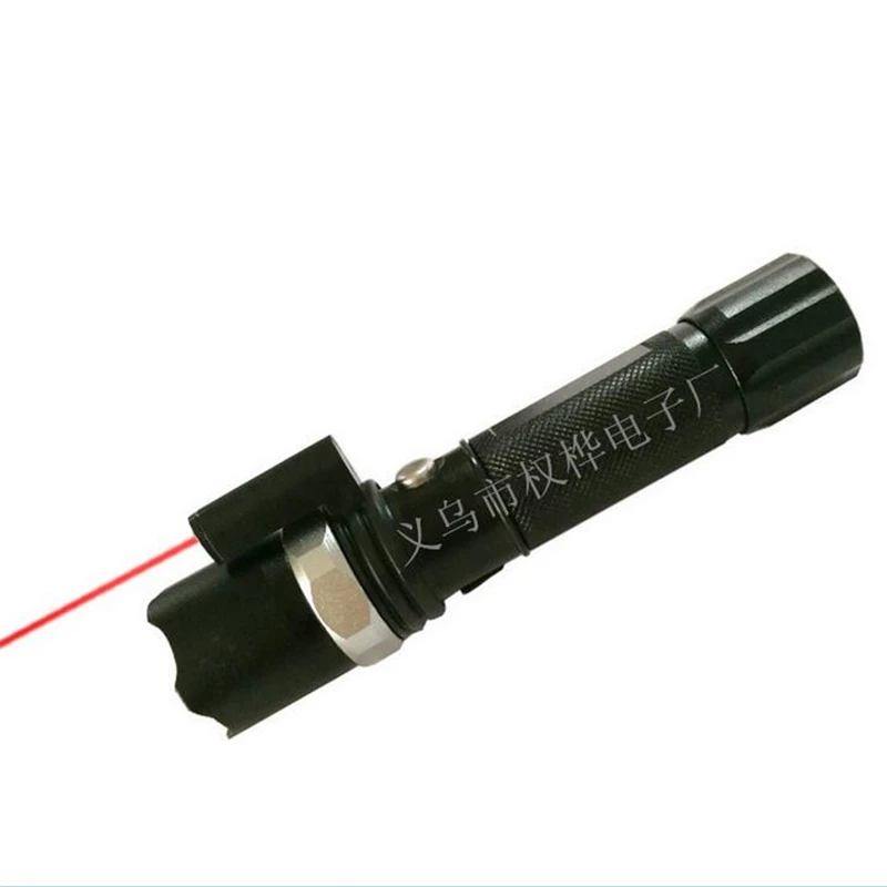 Лазерный и Освещение 2 в 1 XML CREE T6 светодиодный фонарик алюминиевый сплав факел