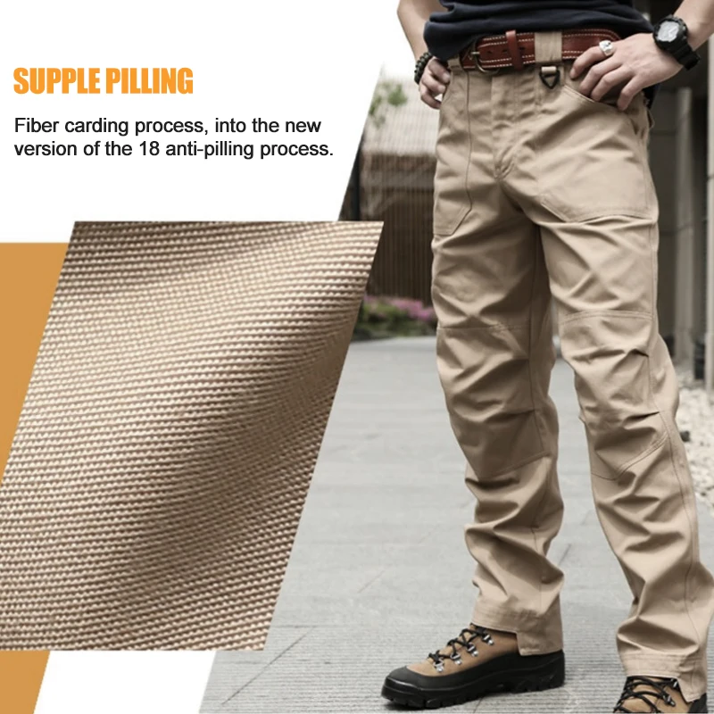 CQB Outdoor Camping Tactical Sports Men's Pants Multi Pockets for Riding Hiking Trekking Cotton Breathable Overalls Trousers|hiking pants|hiking