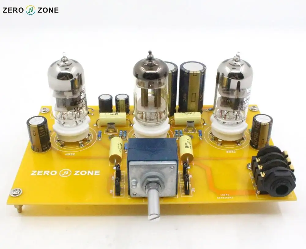 GZLOZONE TU1-EMP V2 ламповый усилитель для наушников доска 2X6922+ 1X 12AT7 трубка+ ALPS потенциометр