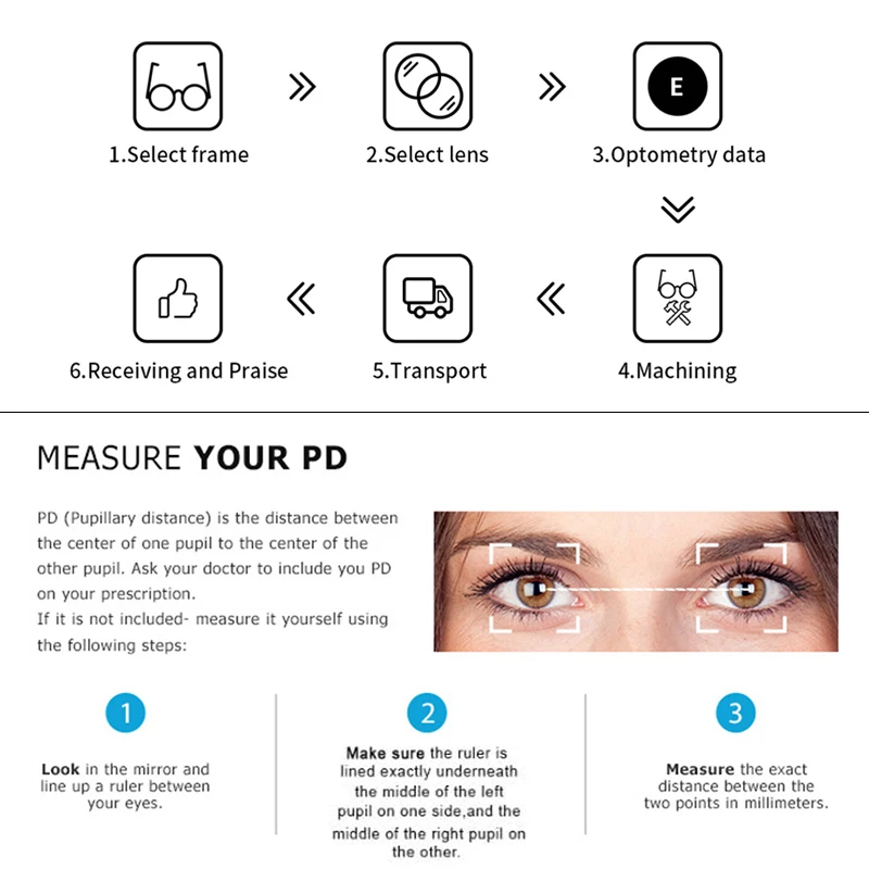 1.56 1.61 1.67(-10+10)Anti Blue light Prescription Optical Glasses lenses Myopia Hyperopia Progressive Eyeglass CR-39 Resin lens |
