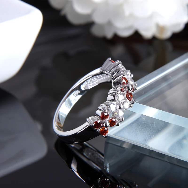 Изящное Ювелирное кольцо из стерлингового серебра 925 пробы свадебные кольца