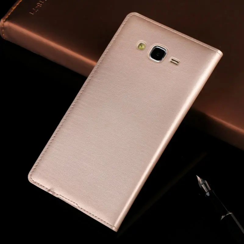 Кожаный чехол с откидной крышкой для Samsung Galaxy J7 2015 J 7 Grand Prime SM G530 G531 G530H G531H G531F