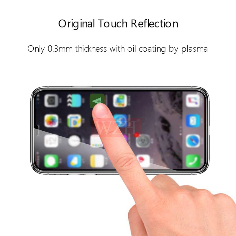Защитное стекло закаленное для iPhone XS Max XR 7 6 6S Plus 2.5D | Мобильные телефоны и