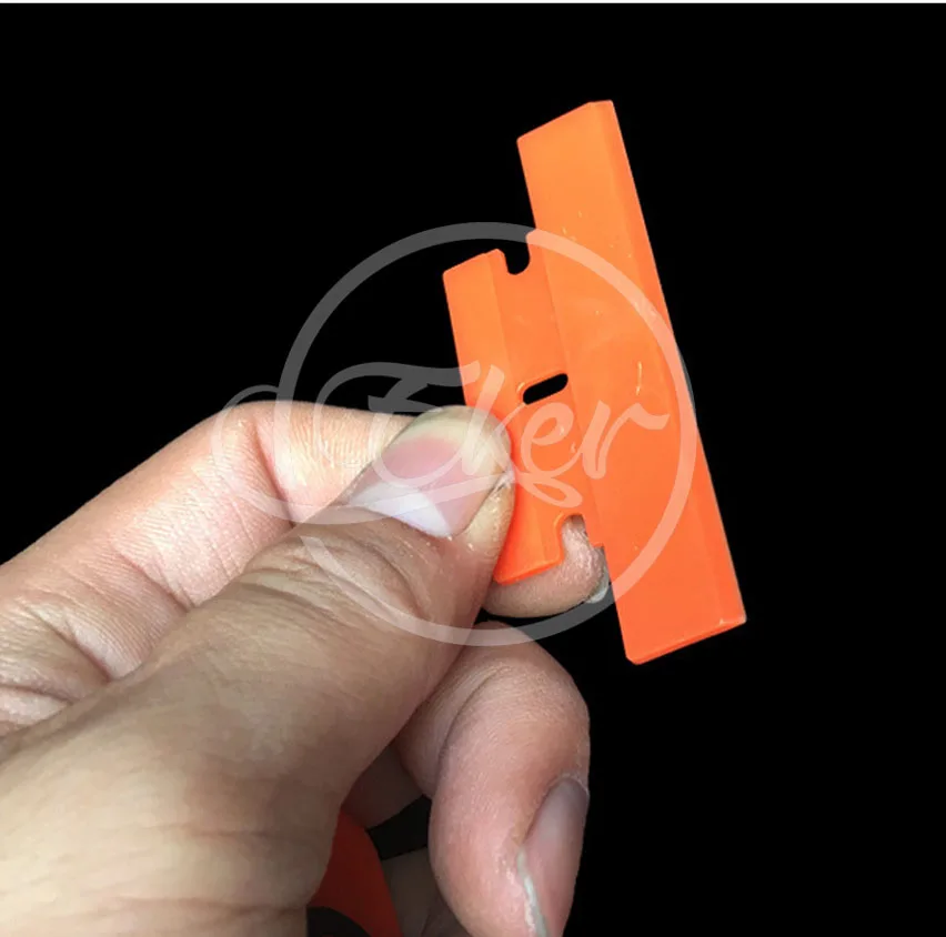 Тонировка Инструмент для тонировки 100 шт./лот Пластик Бритвы Скребки лезвия