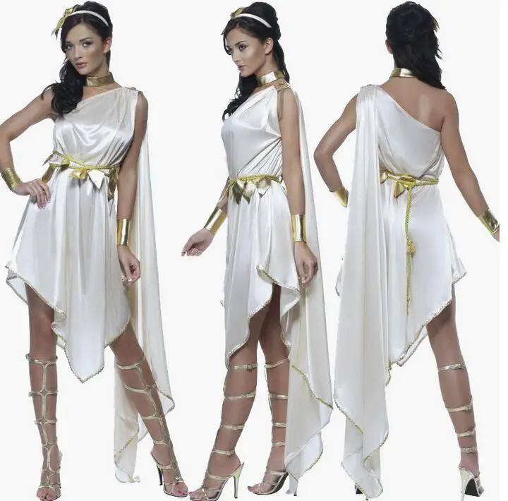 

Free shipping 2017 new style halloween cosplay costume white Indian girl cosplay costume FREE SIZE