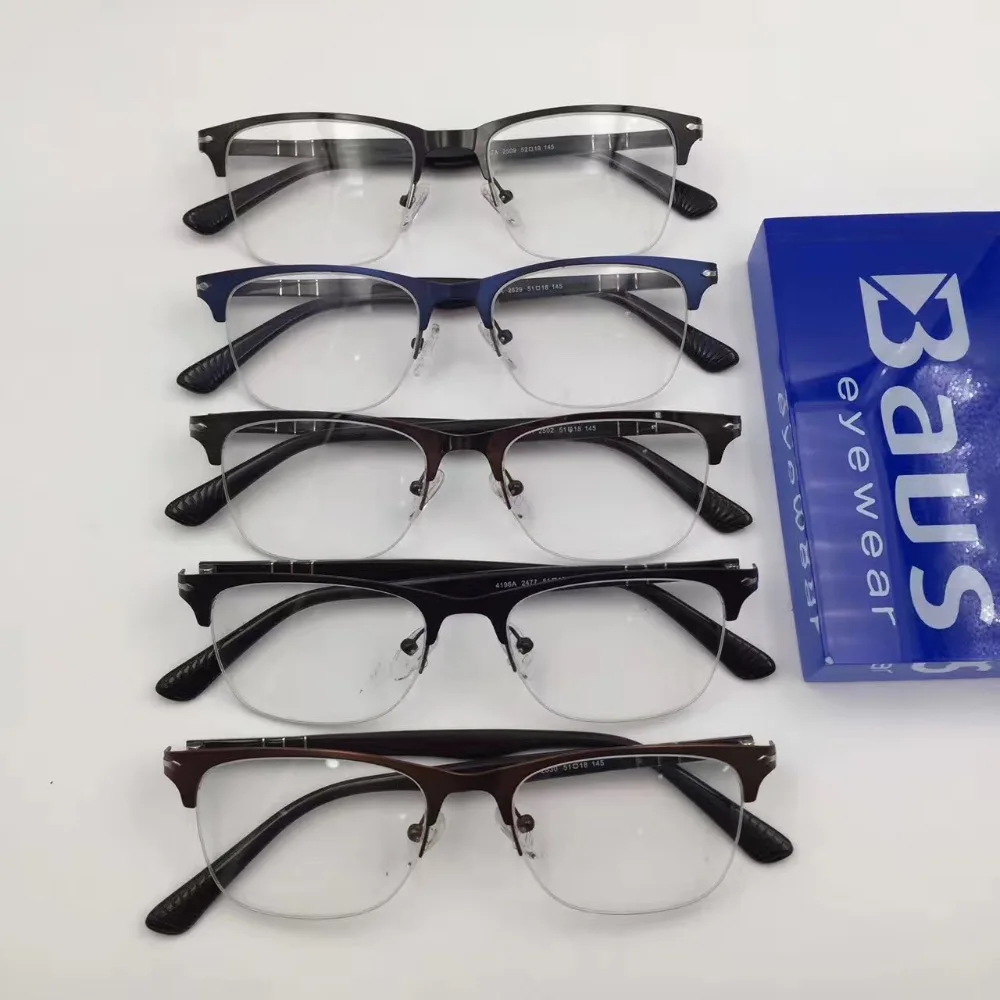 PK Итальянские очки Марка Дизайн мужчины полукадра оптический Близорукость Очки