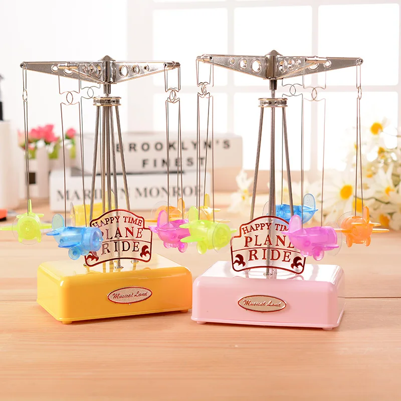 Пластиковая модель самолета со светодиодным освещением музыкальная шкатулка