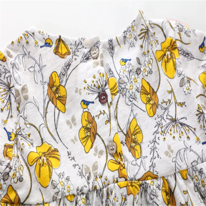 Baby girls new style floral dresses kids hot selling summer clothing with printed some flowers cute princess dress 2018 | Детская одежда