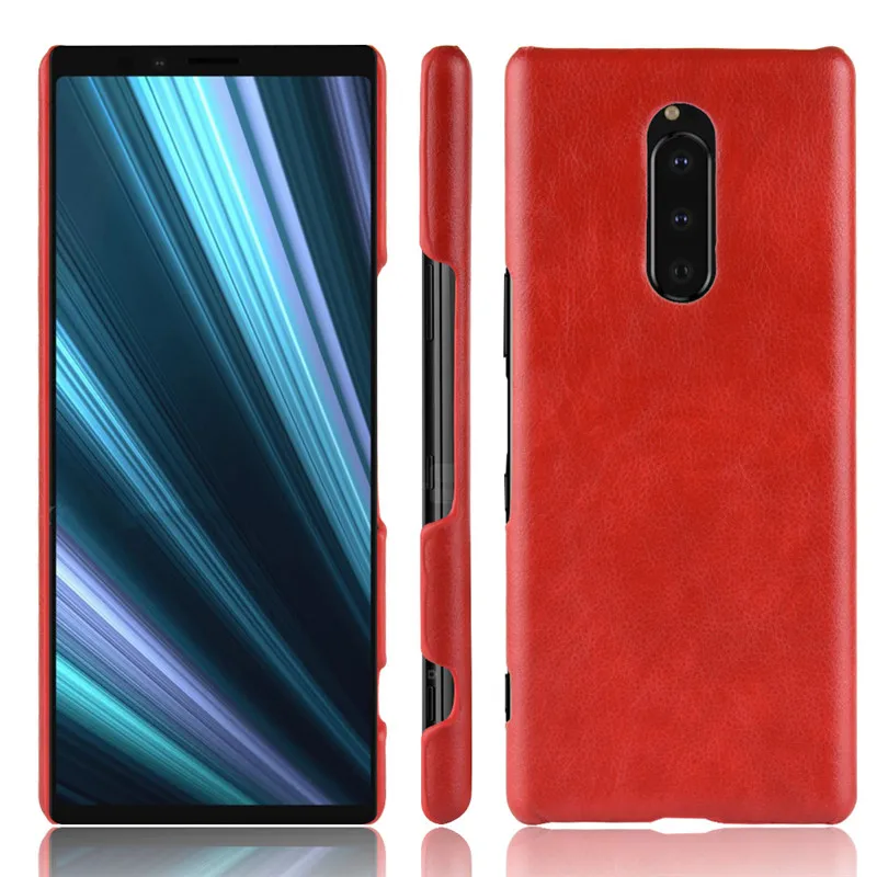 Чехол для Sony Xperia 1 L3 чехол премиум кожа текстура матовая жесткая задняя крышка