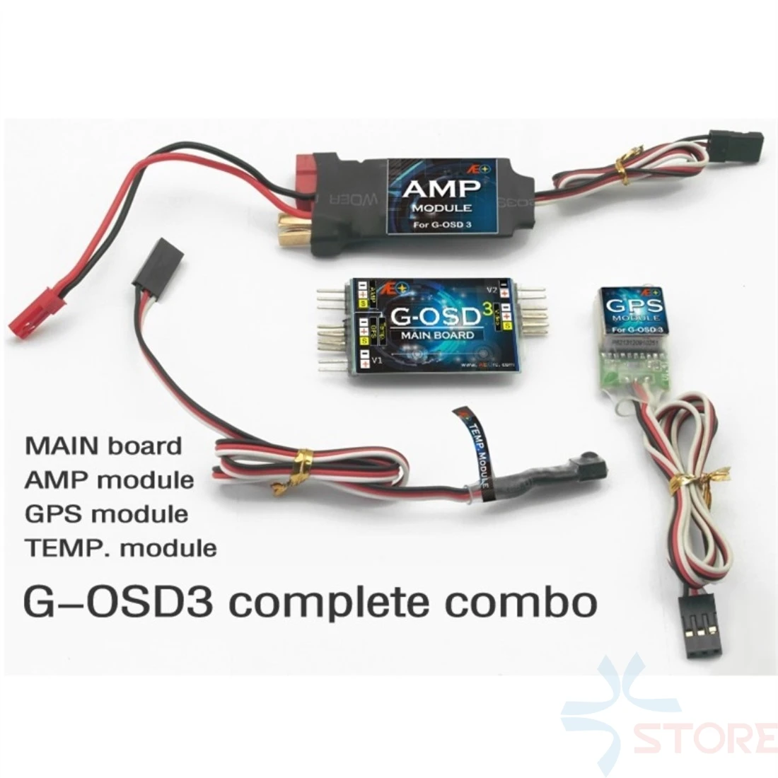 AEO G OSD3 OSD FPV система отображения температуры и AMP форма с GPS датчиками тока для Quad Hexa
