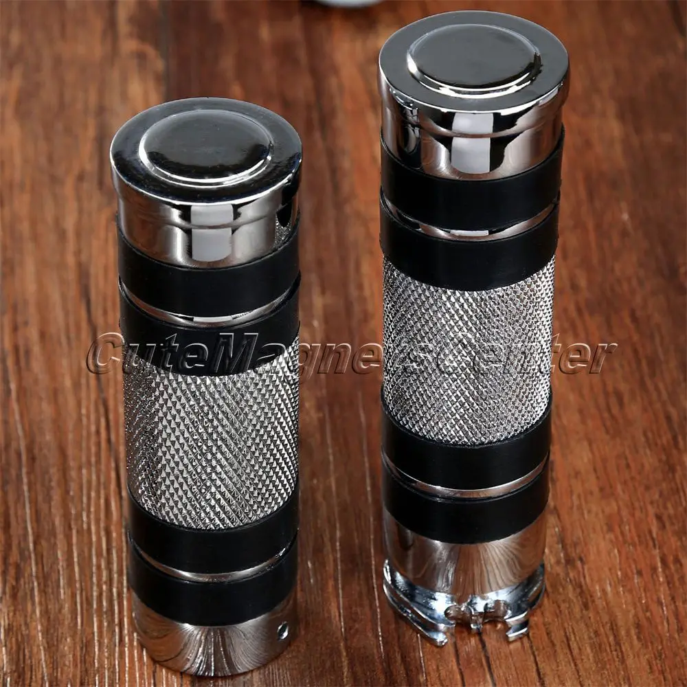 1 пара мотоциклетных ручек дюйм 25 мм хромированные ручки для мотоцикла Kawasaki Z800 Z1000