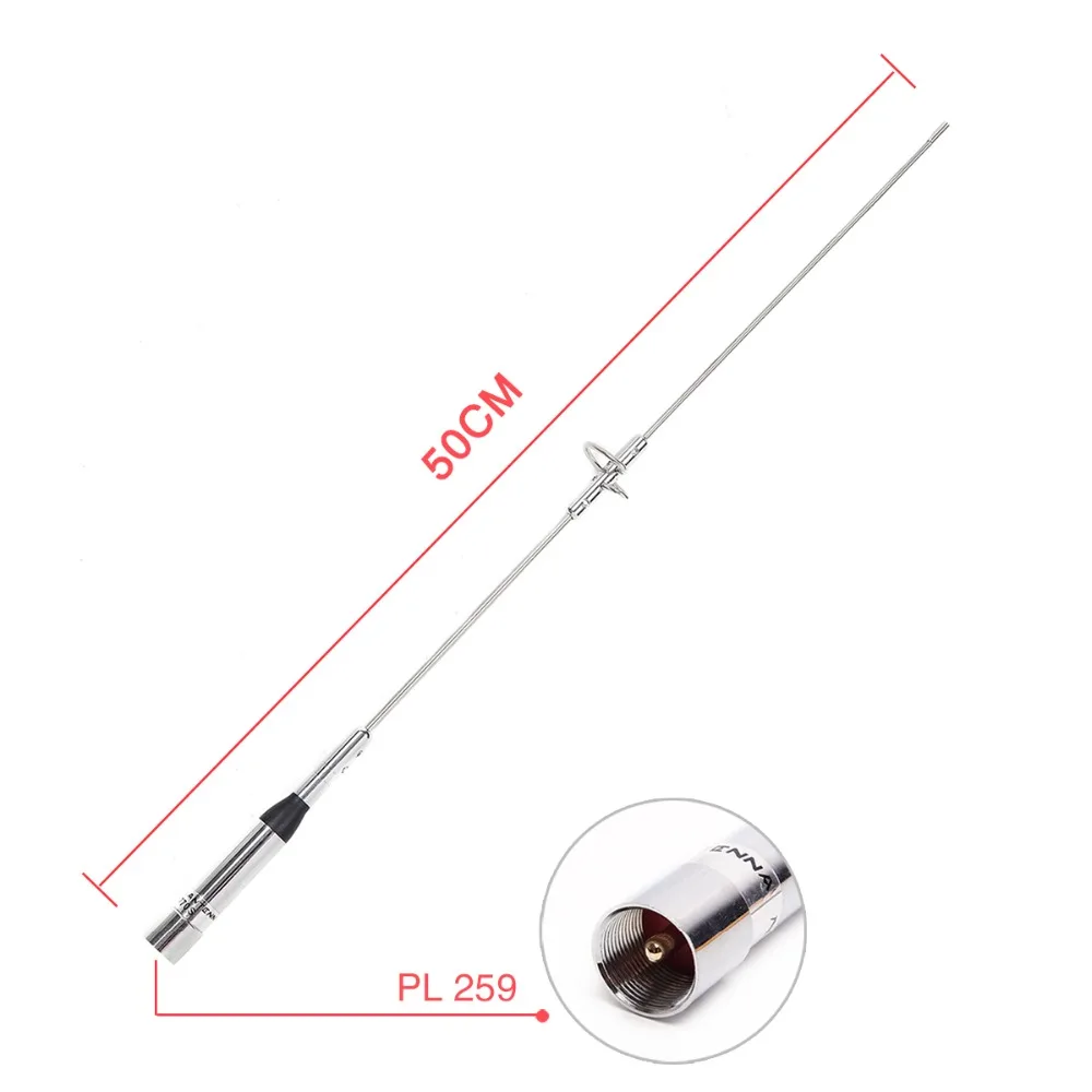 BAOFENG NAGOYA NL 770S Двухдиапазонная UHF/VHF 144/430MHz 150W 2 15/3.0dBi антенна SL16/UHF J/M Тип