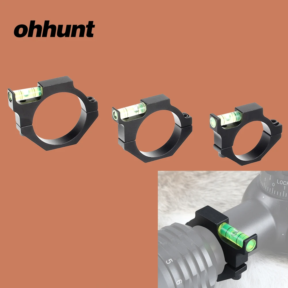 Ohhunt охотничий прицел с пузырьковым уровнем 25 4 мм 30 34 диаметр трубки крепления для