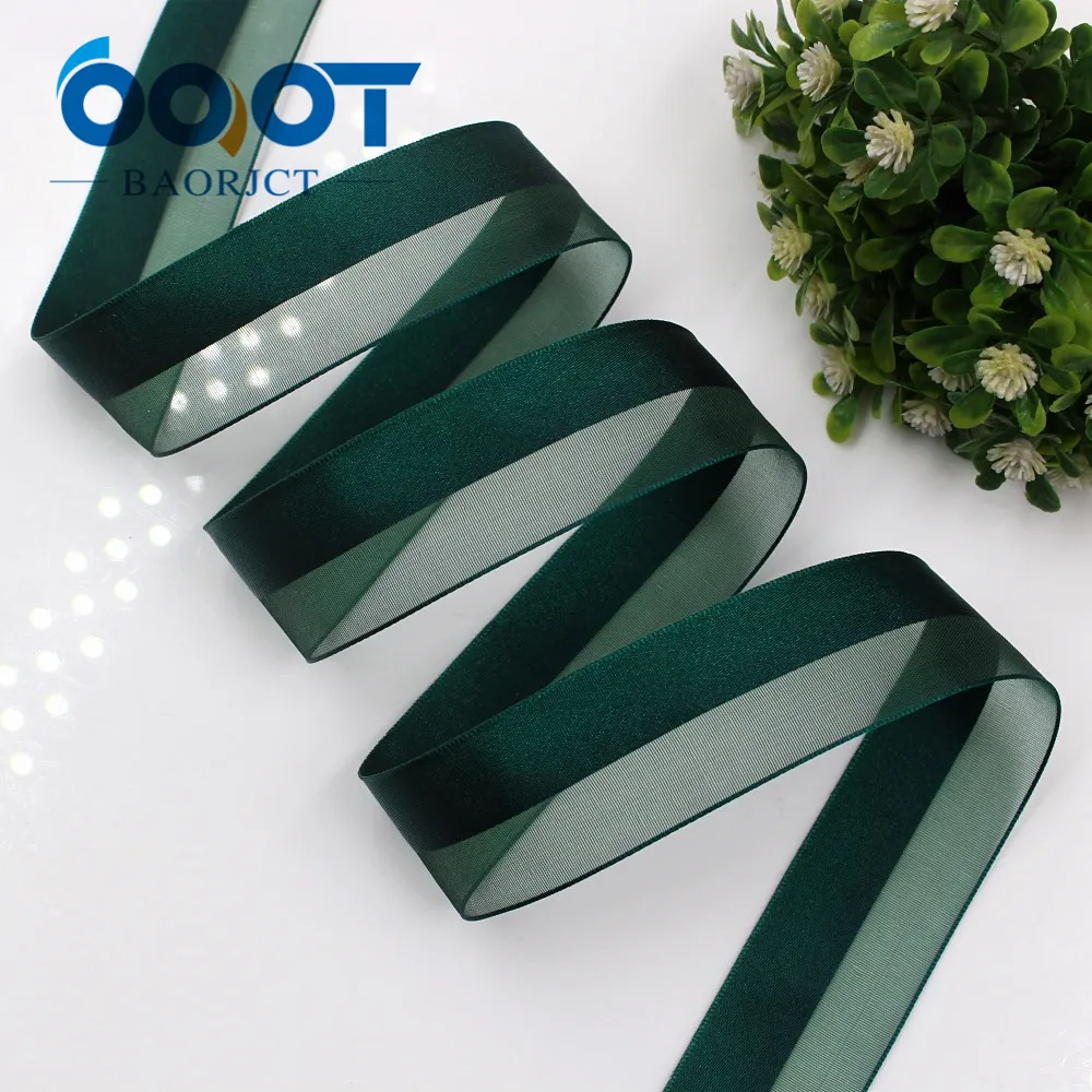 OOOT BAORJCT I-181103-99, 25 мм 10 ярдов сплошной атлас+ Пряжа Ленты DIY ручной работы лук головной убор подарок обёрточная Бумага День рождения Свадебные украшения