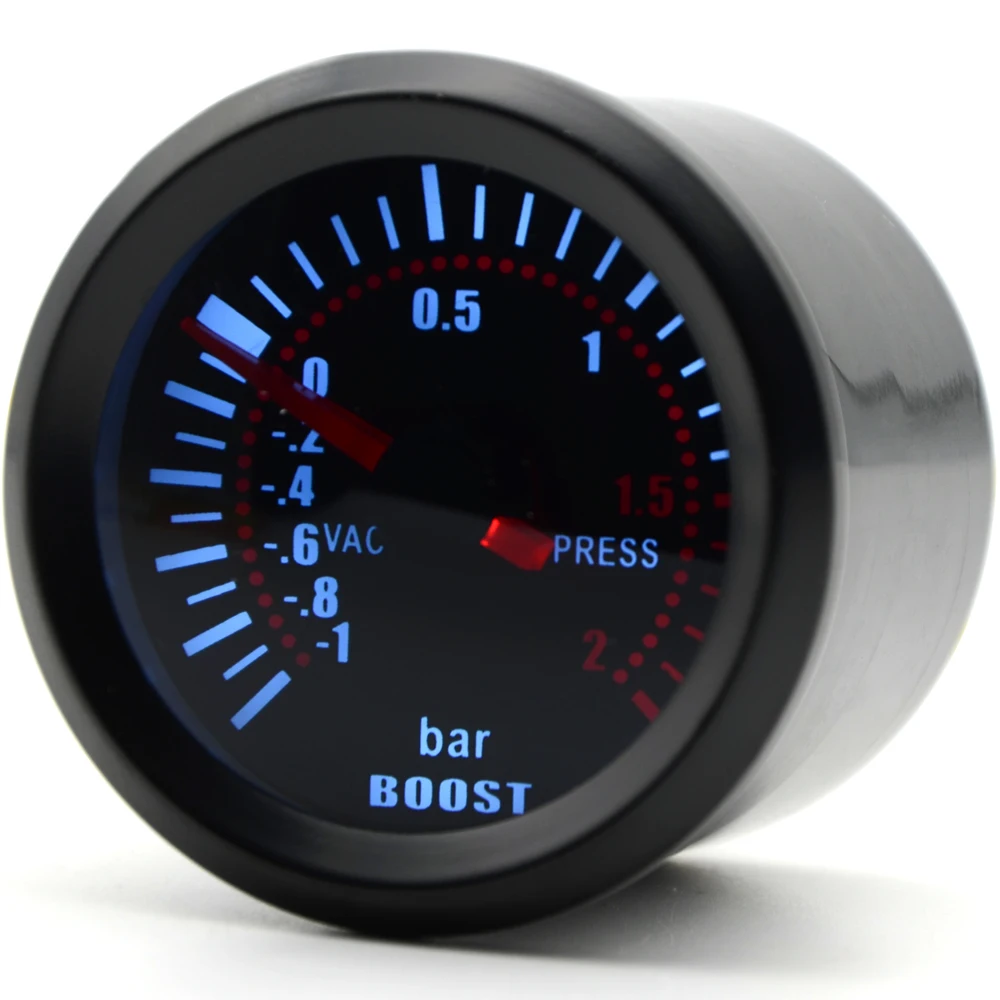 2 ''52 мм Универсальный дымовой объектив турбо Boost Калибр бар Boost датчик светодиода метр Автомобильный датчик