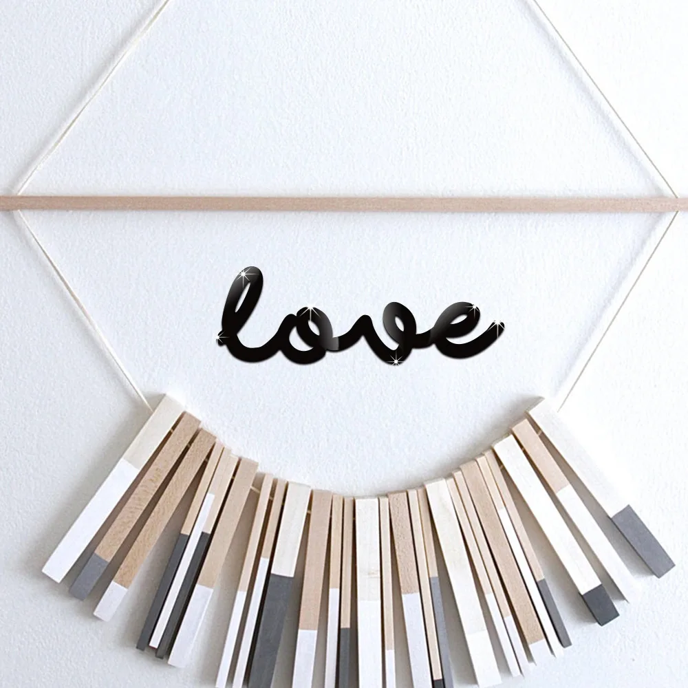 Funlife 2 набора/2 шт креативные зеркальные наклейки для свадьбы дома вечеринки дня