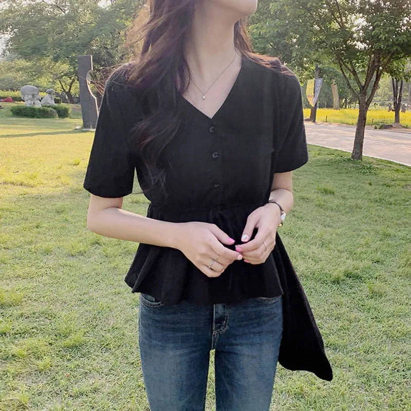 BOBOKATEER Красная белая блузка женская рубашка blusas mujer de moda 2020 женские топы летние и