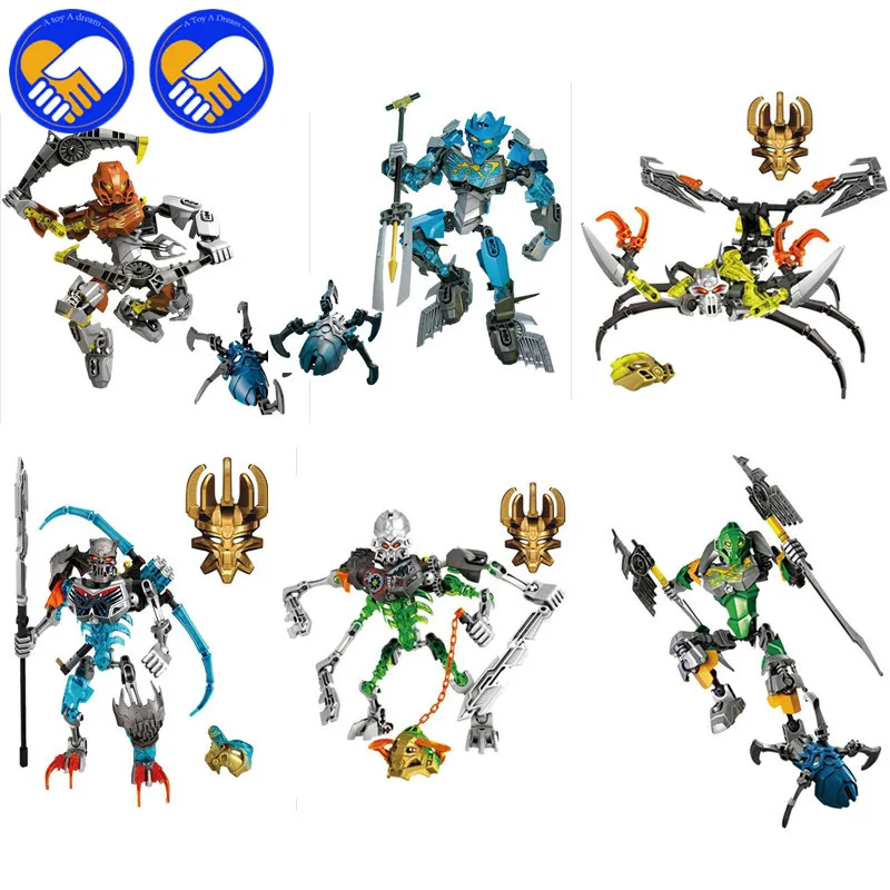 Игрушка мечты XSZ 707 3 Bionicle CALI master of Water строительные блоки кирпичи игрушки Фигурки