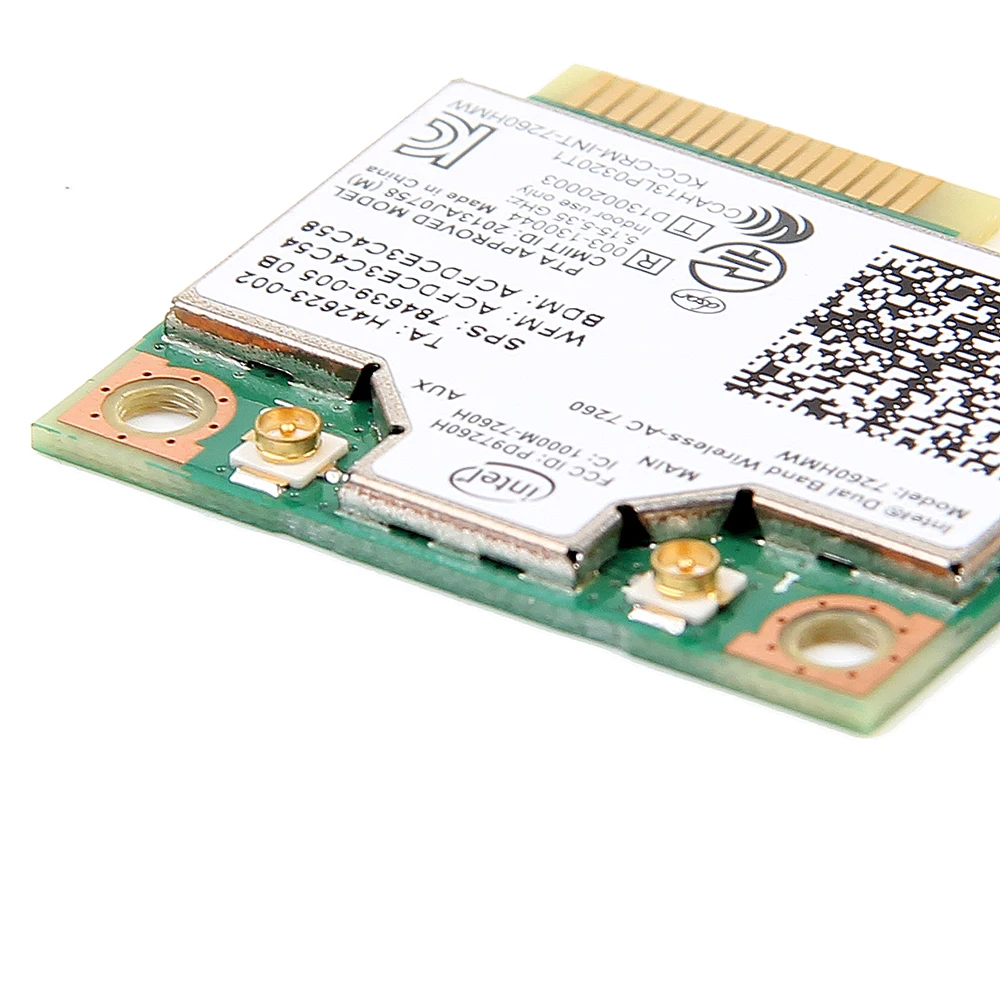 Fenvi новый для Intel Dual Band 7260 7260HMW 802.11ac Беспроводной AC + Bluetooth BT4.0 867 Мбит/с беспроводной