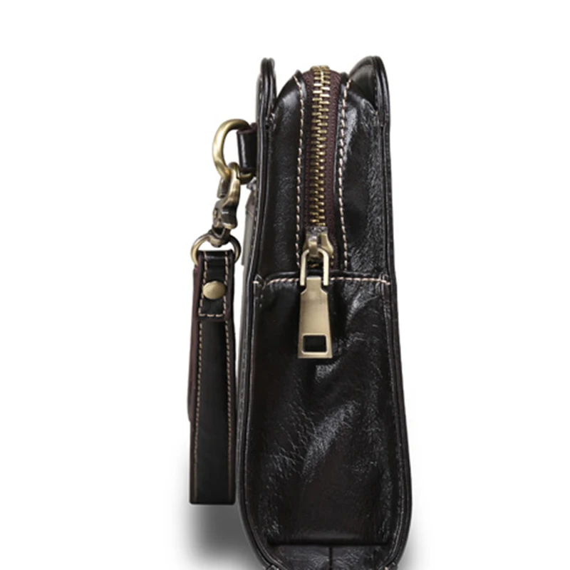 Новые мужские стильные длинные сумки для денег на молнии многофункциональная