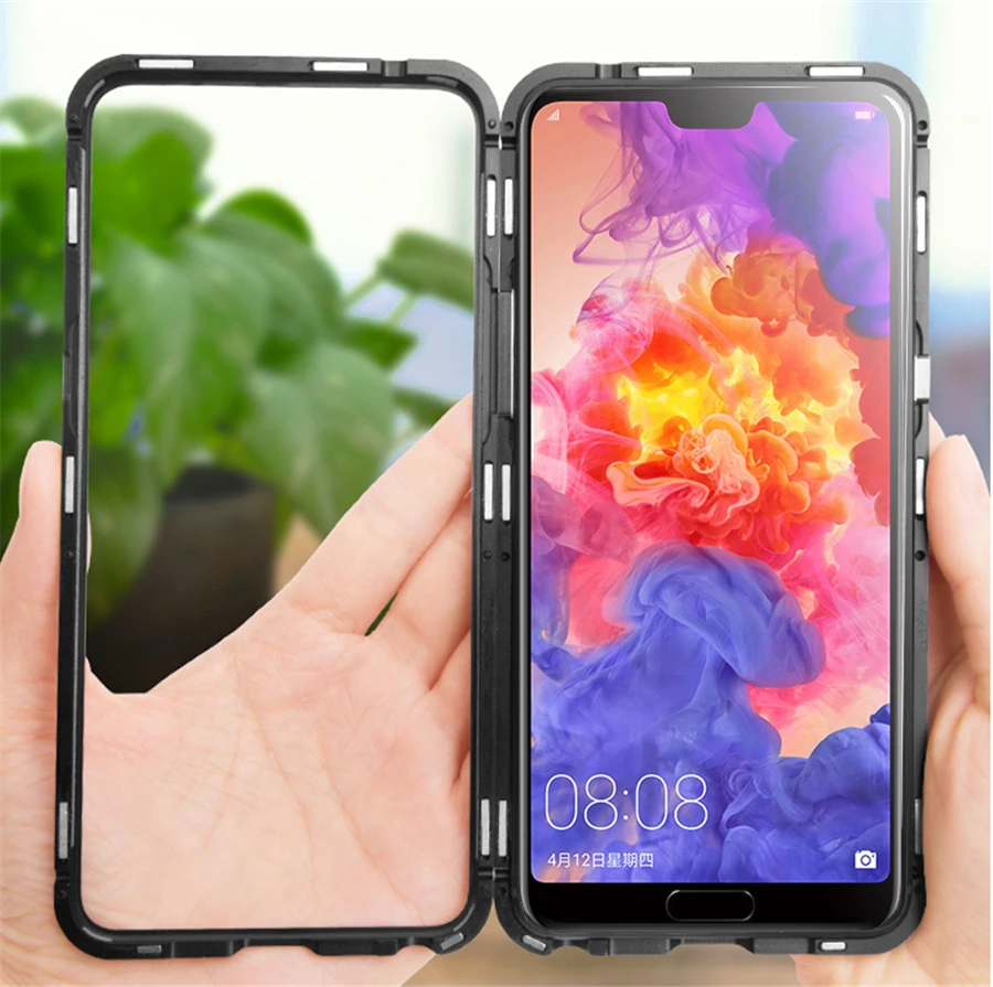 Чехол Huawey P40 Pro магнитный металлический чехол для Huawei P20 P30 Lite легкий Магнитный из