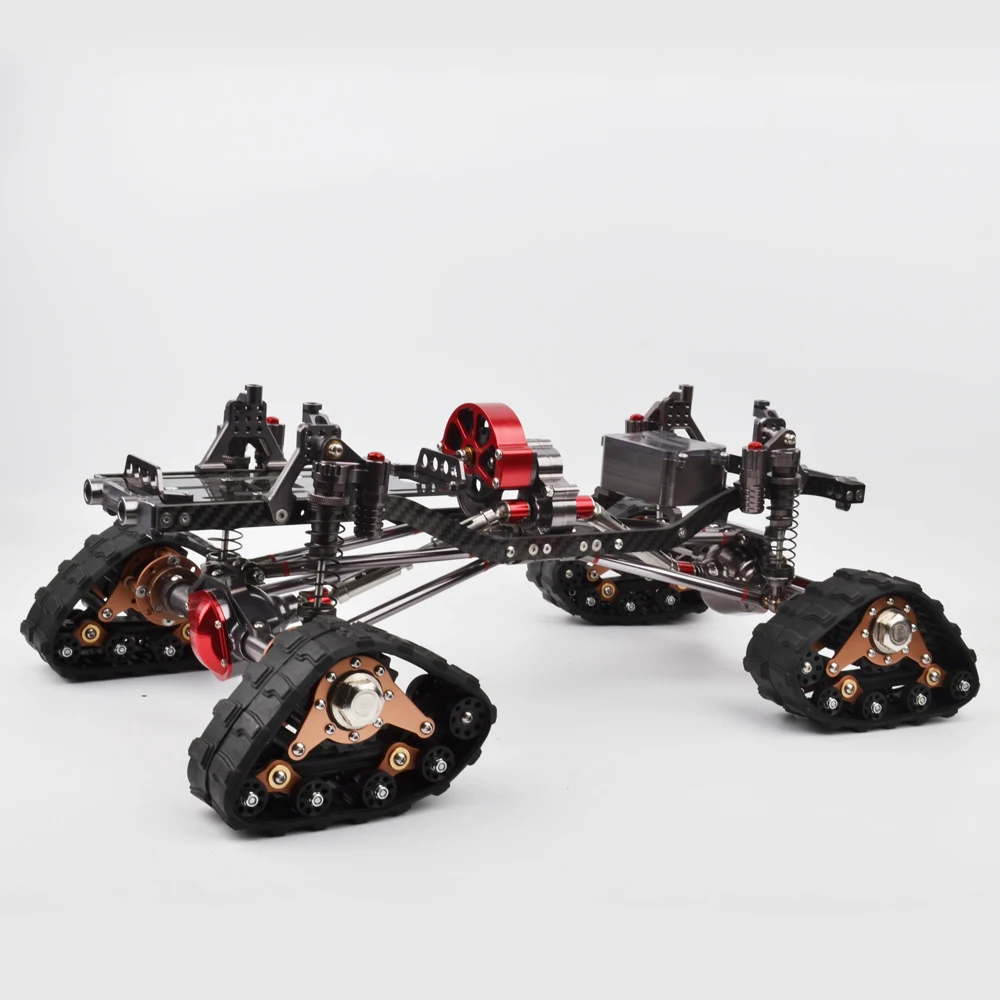 1/10 RC Металлические треки колеса Sandmobile снег шины для осевой SCX10 масштаб ось и Трейл Гусеничный