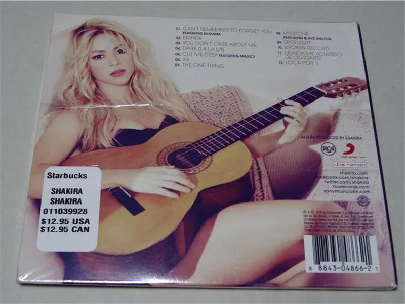 Бесплатная Доставка: Шакира С одноименным названием music CD печать|shakira shakira|shakira