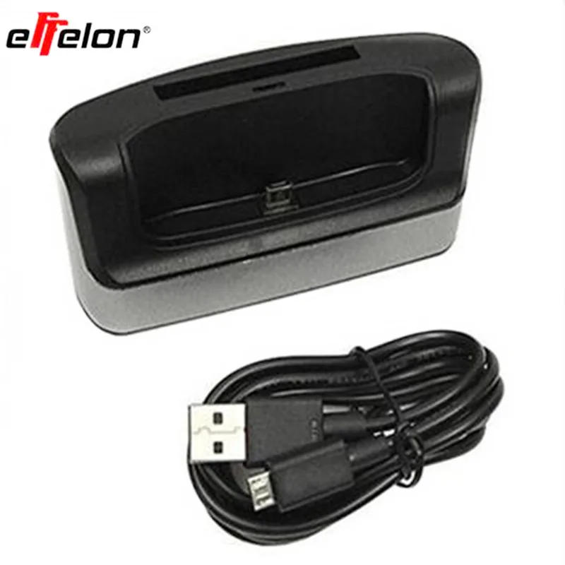 Effelon черный и серебристый Micro USB синхронизации данных док-станция Зарядное