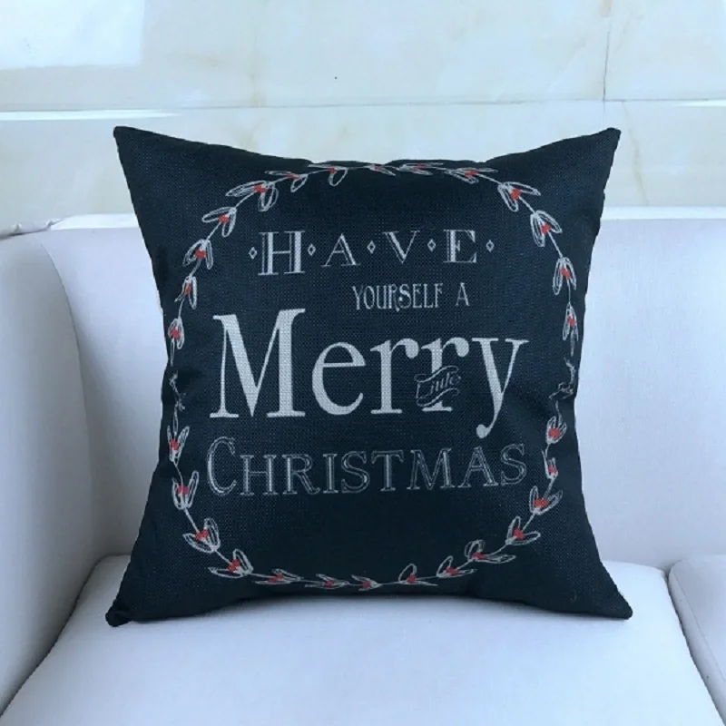 2018 Рождественский Чехол на подушку Наволочка Рождество квадратная наволочка