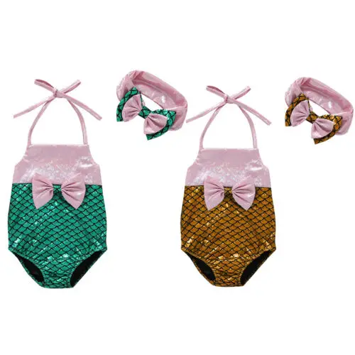 2 шт. детский купальник русалка для девочек | Детская одежда и обувь