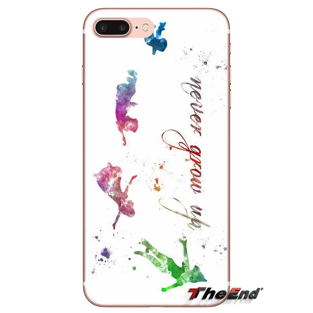 Take me to neverland Peter Pan For iPod Touch Apple iPhone 4 4S 5 5S SE 5C 6 6S 7 8 X XR XS Plus MAX Transparent TPU Cases Cover |