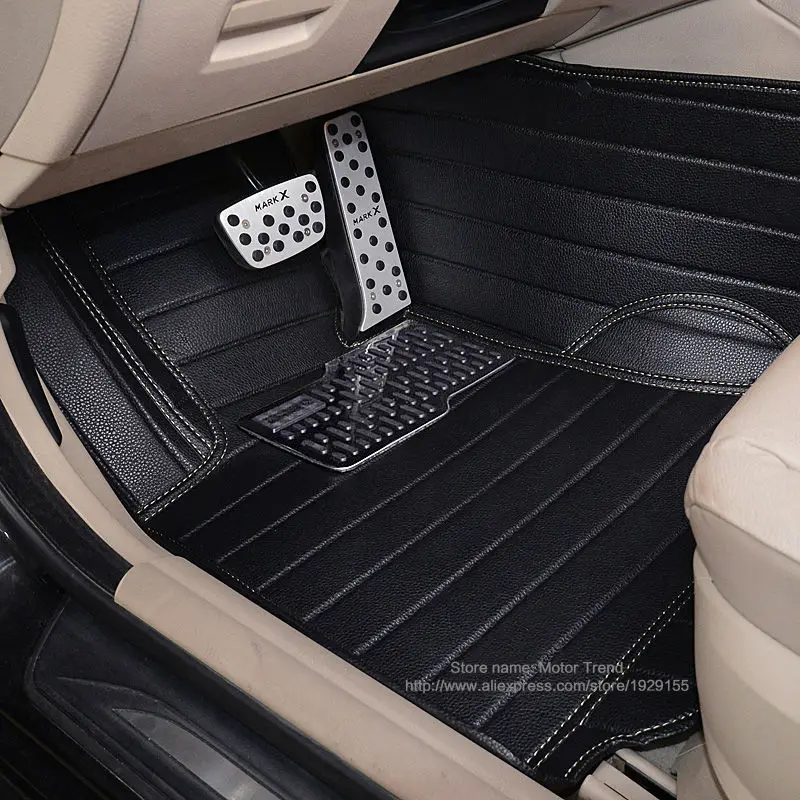 

Custom fit car floor mats for Hyundai ix25 ix35 Tucson Santa Fe Elantra Sonata Verna Accent Solaris 3D carpet rugs liners