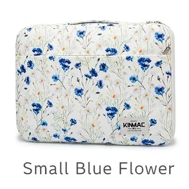 Бренд Kinmac сумка чехол для ноутбука 1", 13", 1", 15", 15,", сумка для MacBook Air Pro 13,3, 15,4 KS022 - Цвет: Small Blue Flower