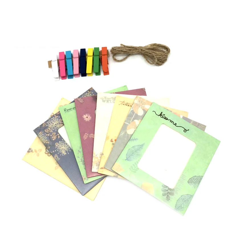 8 шт. декоративные бумажные фоторамки 3 дюйма | Дом и сад