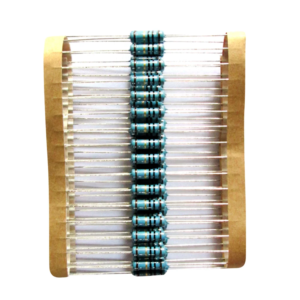 

50 Piece 5 Colored Rings High Precision 1% Metal Film Resistor 1W 10 Ohm