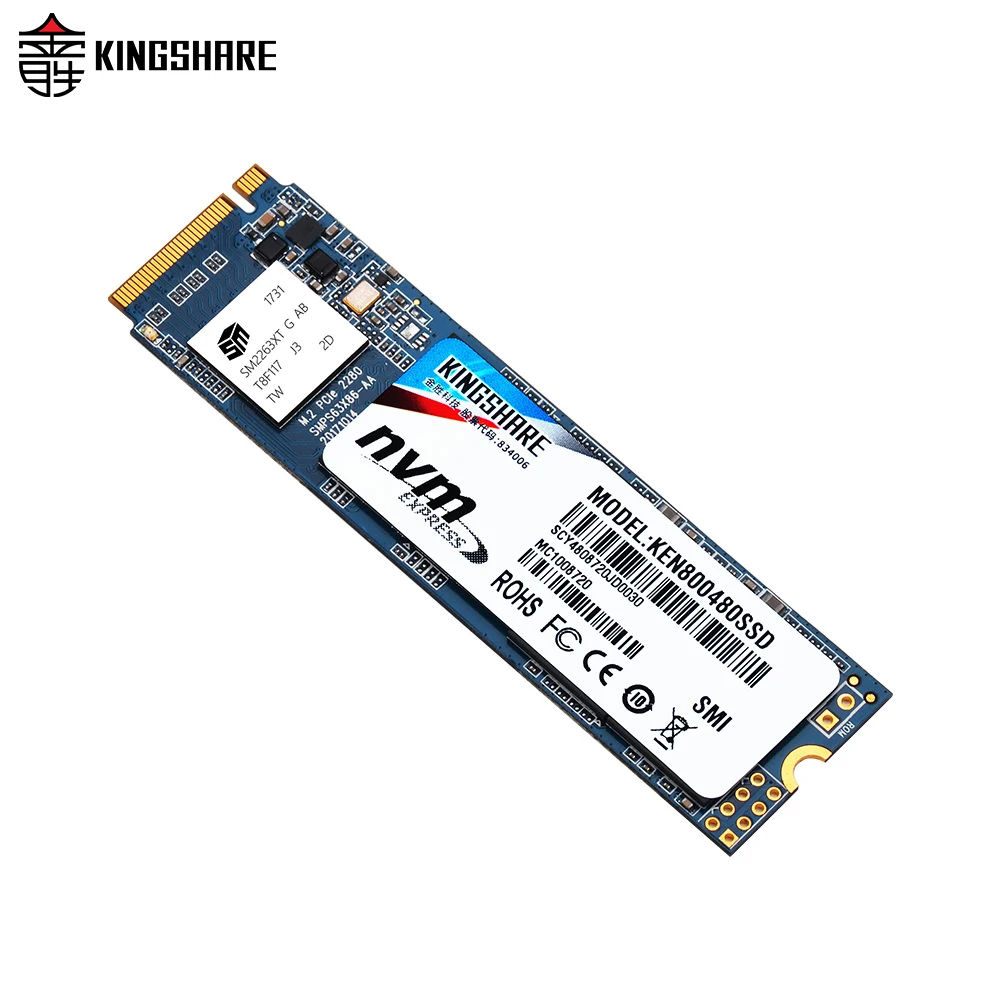 KINGSHARE m.2 SSD 2280 NVME 128 ГБ 256 512 HDD M2 Inrernal твердотельный жесткий диск NVMe PCIE для ноутбука