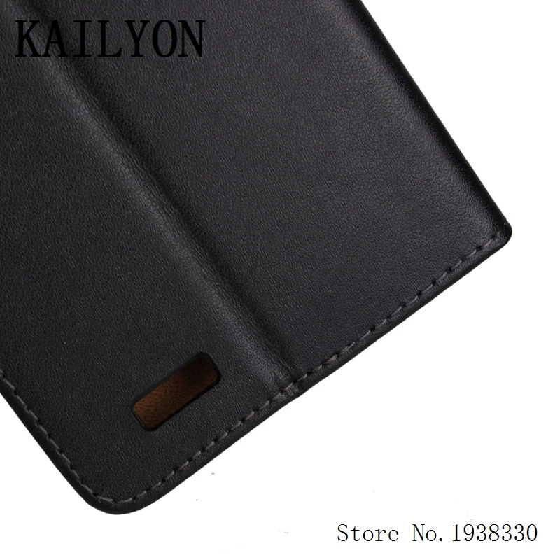 KAILYON For Huawei Mate7 Case Original Genuine Leather Ascend Mate 7 Phone Cover Flip Wallet Stand Bags With Car |