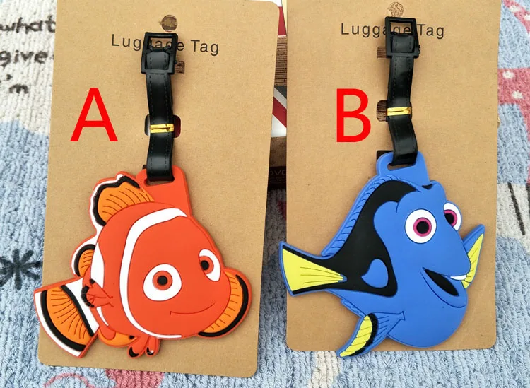IVYYE Finding Nemo Anime Travel Accessories Luggage Tag Suitcase ID Address Portable Tags Holder Baggage Label New