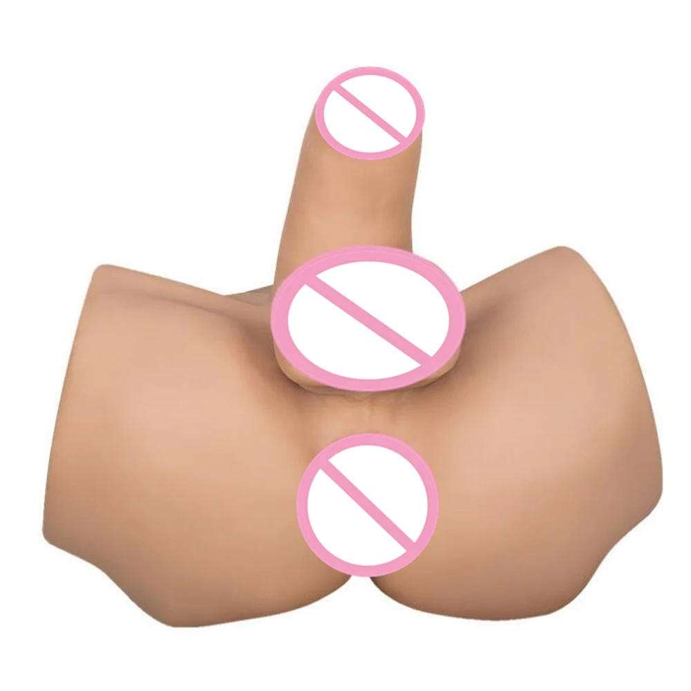 Секс кукла большая задница унисекс Foreskin огромный фаллоимитатор реалистичные