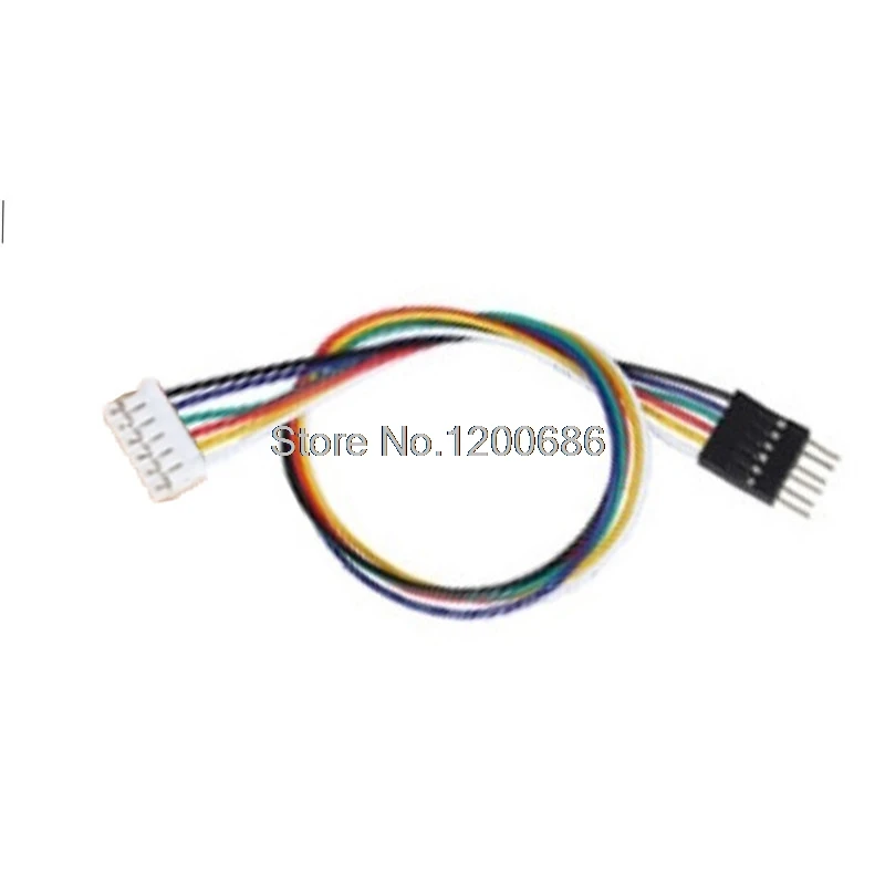 

20CM 50CM 1M 24AWG 6pin PH2.0 Extension 6pin 2.54 DuPont black connector wire harness