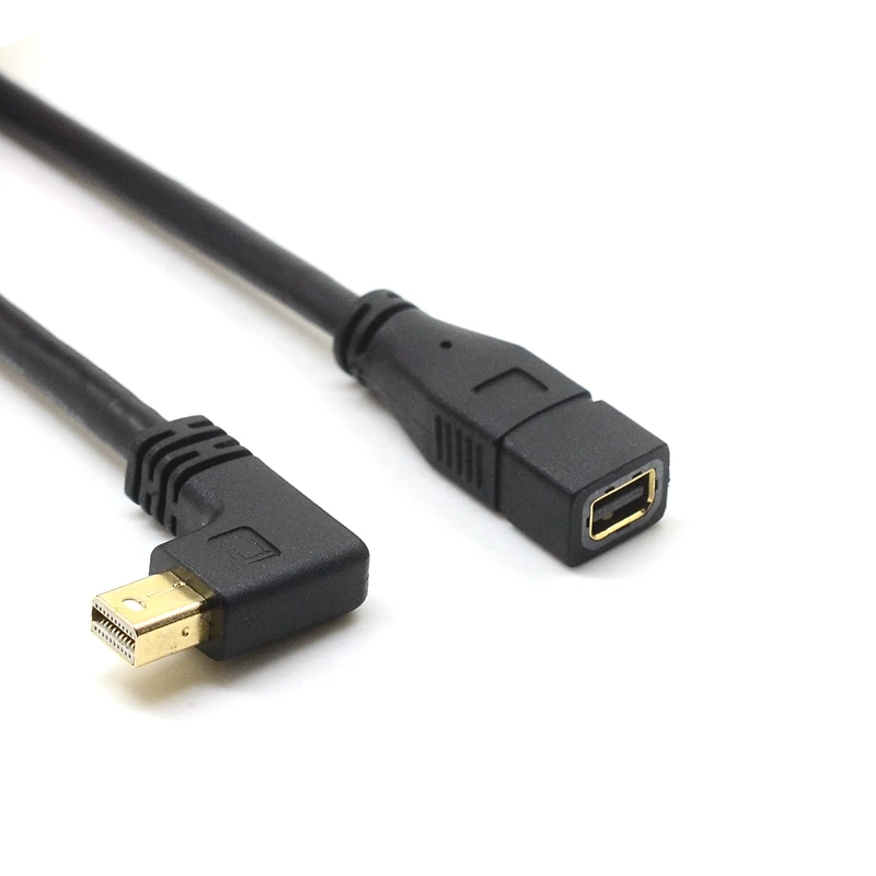 Кабель Mini DP-Mini DP Папа-мама удлинитель DisplayPort угловой адаптер конвертер Thunderbolt
