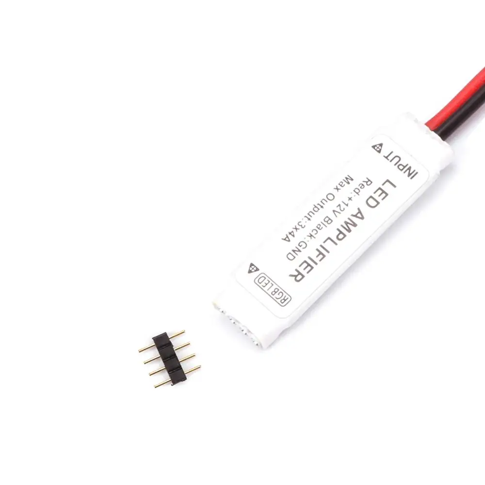 RGB Светодиодная лента усилитель DC12V 4A полоса повторитель мощности пульт
