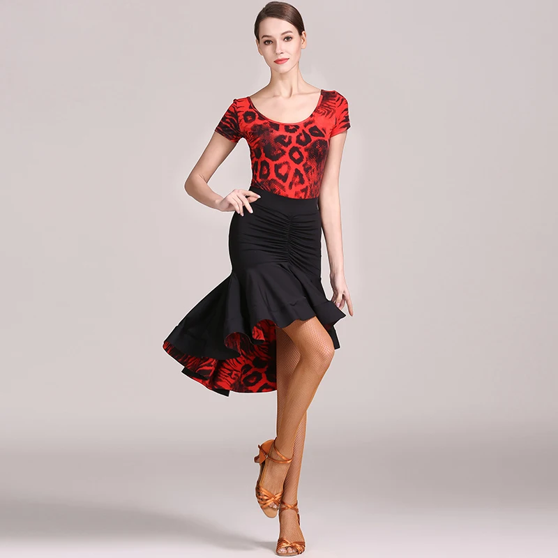 YILINFEIER 1846 and 1847 Latin Dance Top Skirt Suits Dress Ballroom Costume Leotard Women Lady Evening Party |