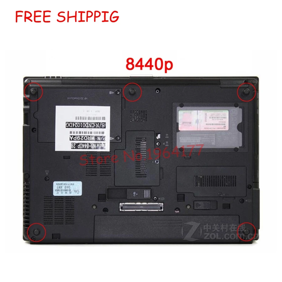 Новинка, 5 шт., резиновые ножки для ноутбука hp для Elitebook 6930p 8440p 8440w 8540p 8540w 8730W 8740W w Series BOTTOM