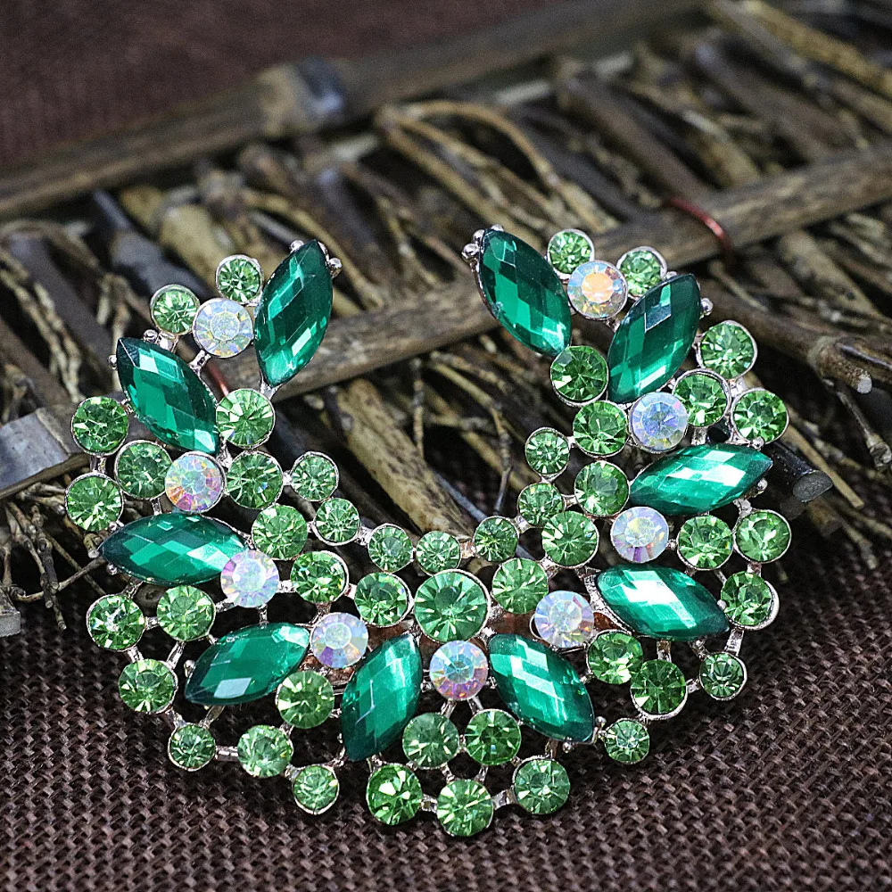 Уникальная брошь с большой луной из розового золота горячие продажи булавки со