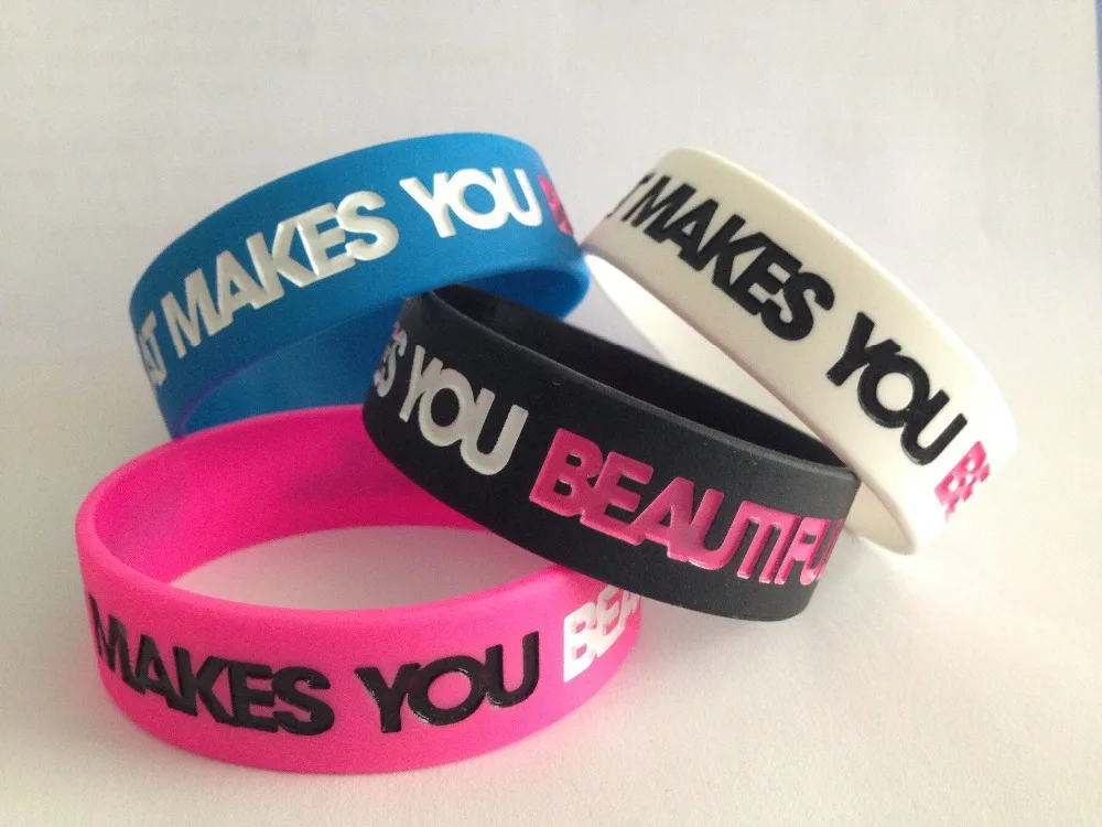 Силиконовая модель что делает вас красивым лидер продаж браслет 1 шт. бесплатная