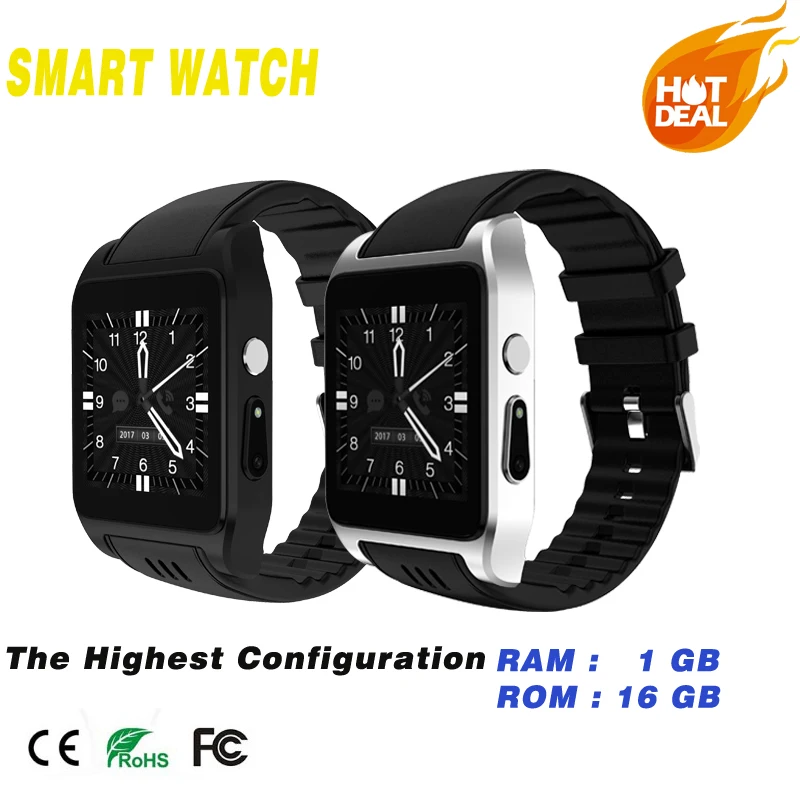 Смарт часы X86 1 + 16 ГБ Wi Fi поддержка SIM карт|smartwatch with camera|watch phoneandroid os |