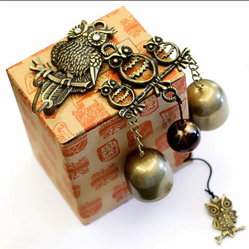 Медные ветряные колокольчики в виде совы BUF античный домашний декор роскошное