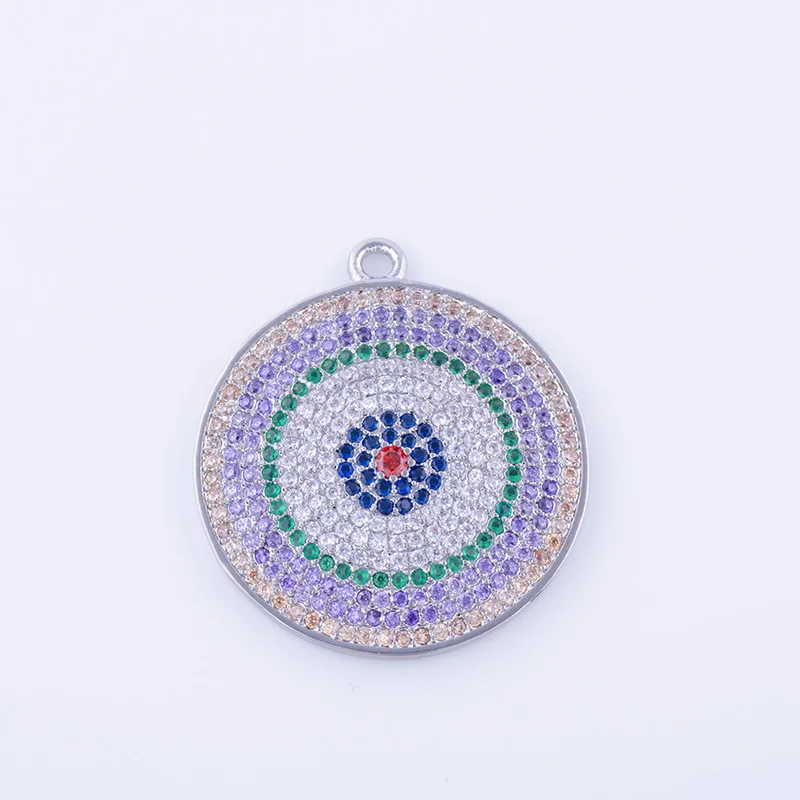 Модные ожерелья для женщин 2017 массивные 30 мм круглые подвески глаз чокер ручная