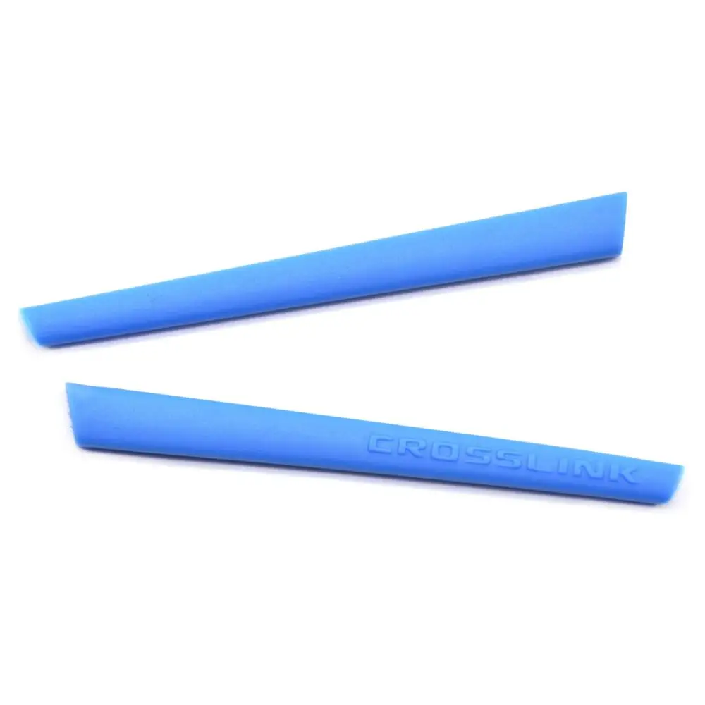 BLUE HKUCO Сменный Набор силиконовых ножек для перекрестных звеньев OX8037 8041 8111 солнцезащитные очки ушные вкладыши резиновый комплект - Цвет линз: BLUE